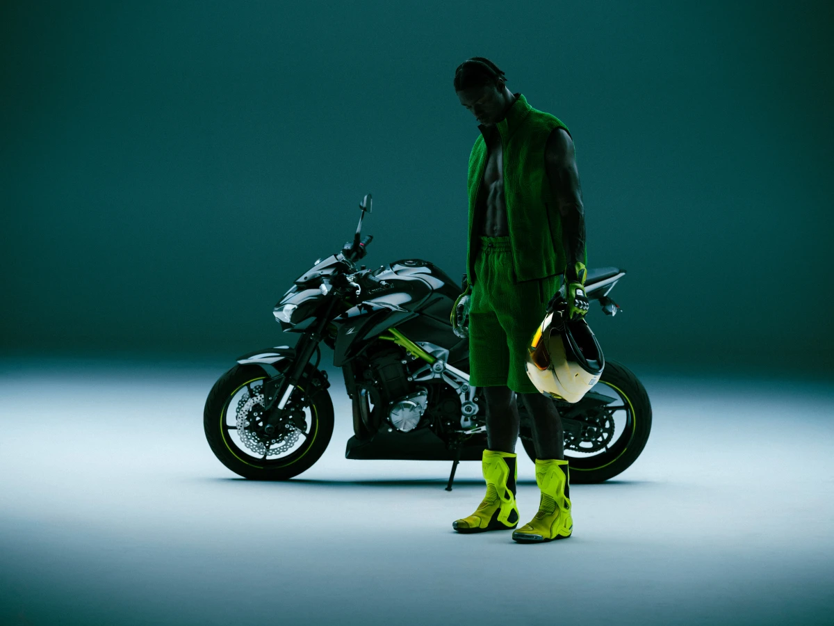 Kawasaki Motor Bike Studio Photography