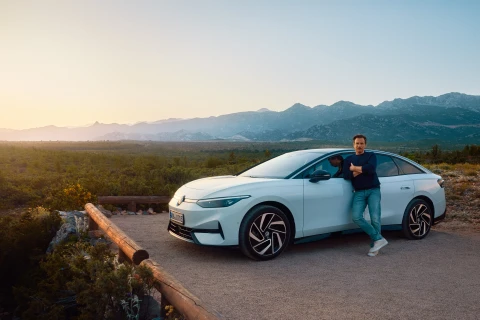 Ewan Mc Gregor for the new Volskwagen ID.7