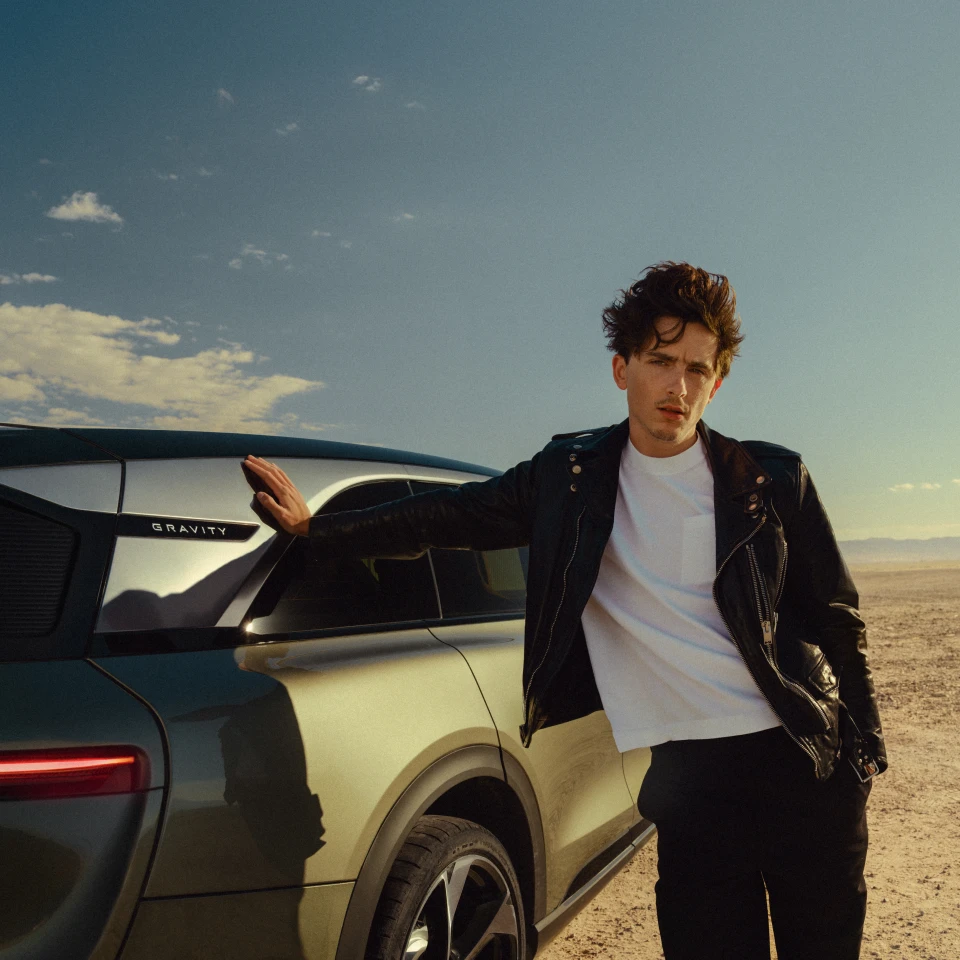 Timothée Chalamet x Lucid Gravity